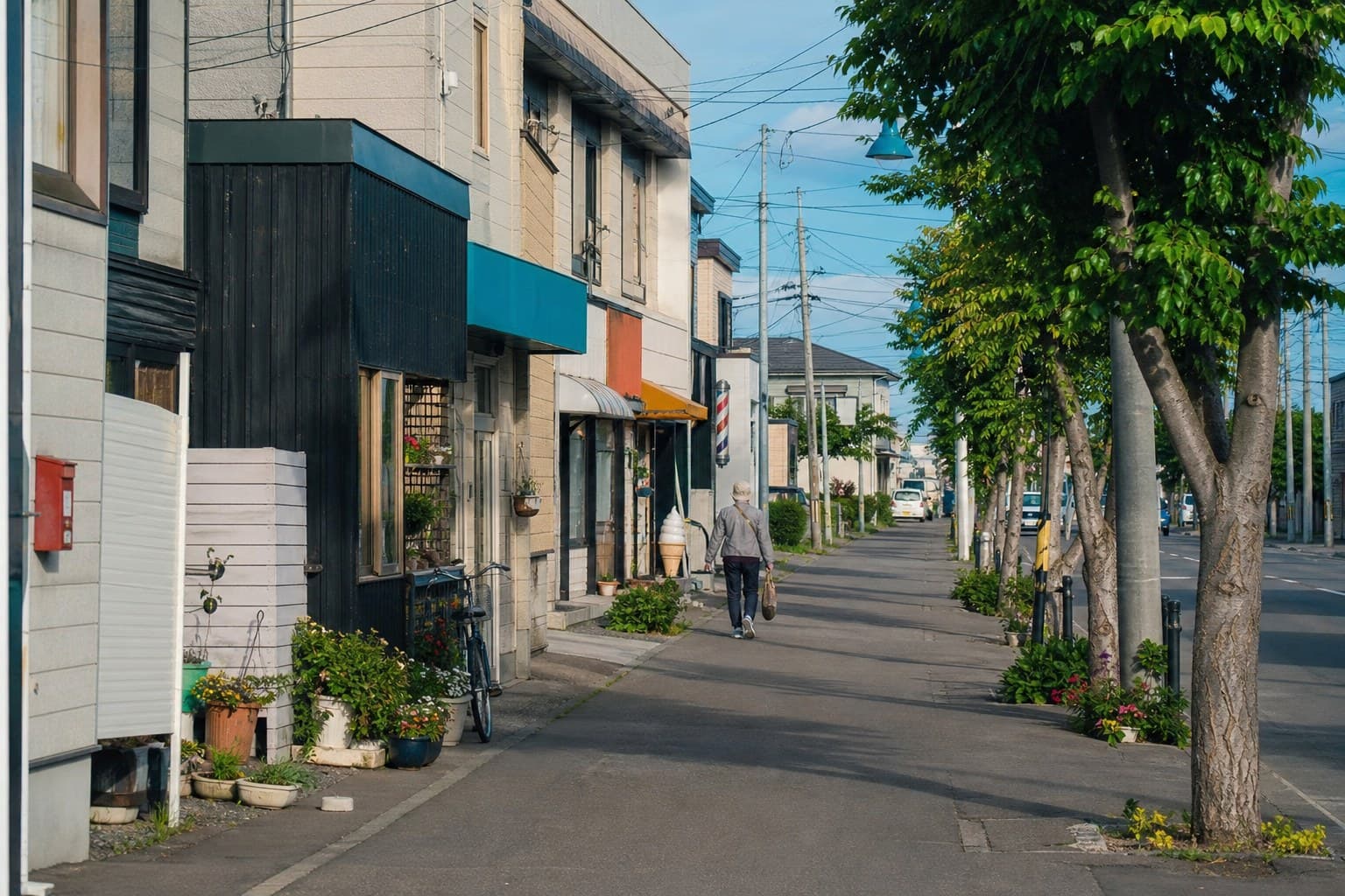千歳の生活圏の風景