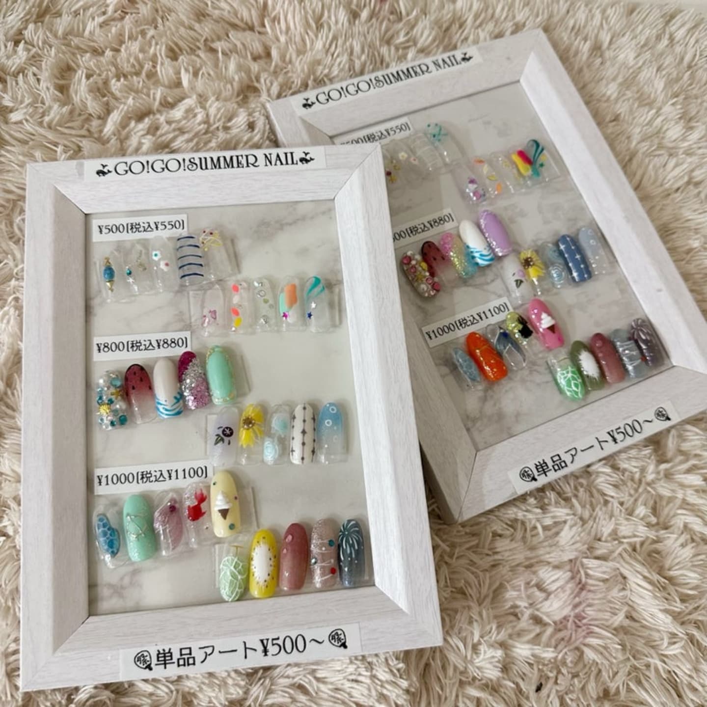 nicoRiのブルー系ネイルデザイン